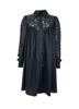 Black Colour Malika Lace Shirt Dress