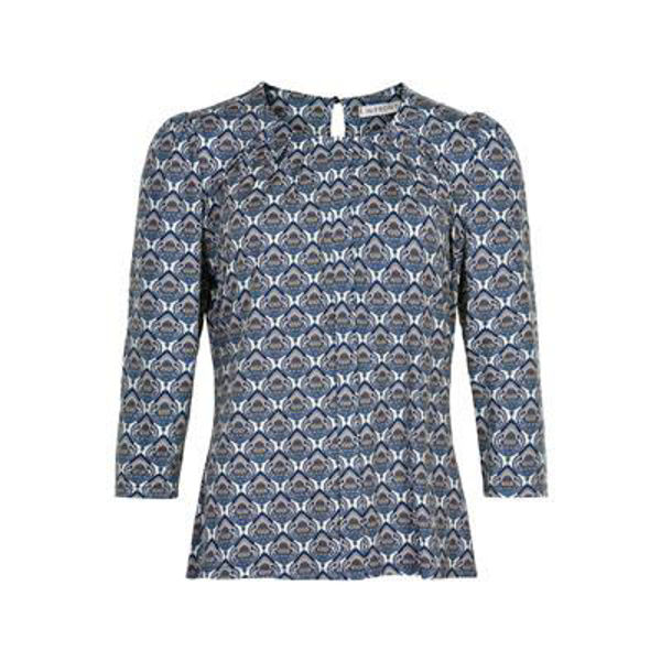 Infront Bluse Marcia 3/4 Blue