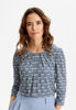 Infront Bluse Marcia 3/4 Blue